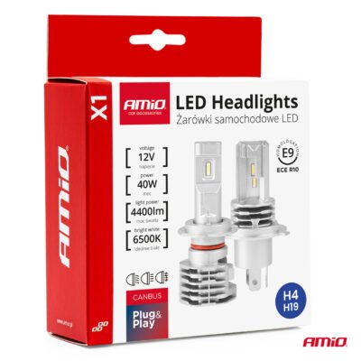 AMiO Faruri LED seria X1 H4