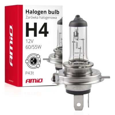 AMiO Lampă halogenă cu filtru UV H4 12V 60/55W