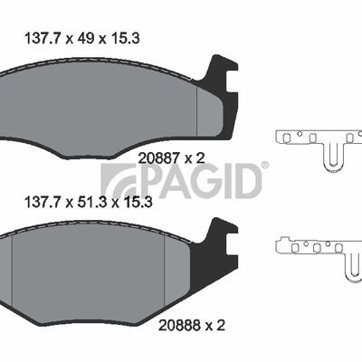 SET PLACUTE DE FRANA HART 10-85