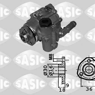 POMPA HIDRAULICA SISTEM DE DIRECTIE SASIC 7076071