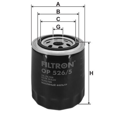 FILTRU DE ULEI FILTRON OP 526/2